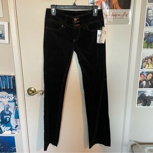 Nordstrom Low Rise Corduroy Black Jeans